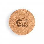JASMIN 1000. Garrafa em vidro borosilicato com tampa em corti&ccedil;a 1 L - Natural