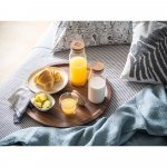 JASMIN 1000. Garrafa em vidro borosilicato com tampa em corti&ccedil;a 1 L