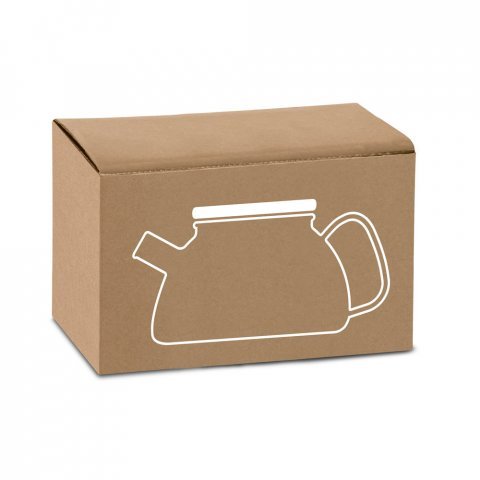 SNEAD. Bule em vidro borossilicato com infusor em a&ccedil;o inox (750 mL) - Natural