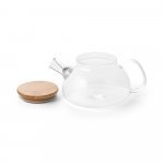 SNEAD. Bule em vidro borossilicato com infusor em a&ccedil;o inox (750 mL) - Natural