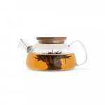 SNEAD. Bule em vidro borossilicato com infusor em a&ccedil;o inox (750 mL) - Natural
