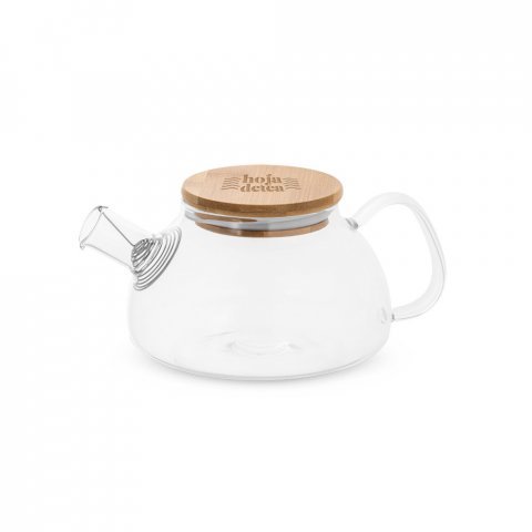 SNEAD. Bule em vidro borossilicato com infusor em a&ccedil;o inox (750 mL) - Natural