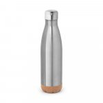 SOLBERG. Garrafa em a&ccedil;o inox de parede dupla t&eacute;rmica, isolada a v&aacute;cuo (560 mL) - Cromado satinado