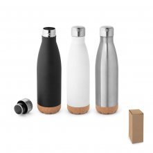 SOLBERG. Garrafa t&eacute;rmica em a&ccedil;o inox de parede dupla isolada a v&aacute;cuo (560 mL)