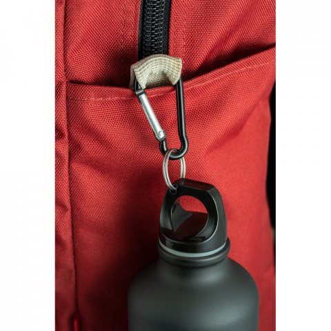 COLLINA. Squeeze em alum&iacute;nio com acabamento mate (540 mL) - Preto