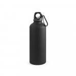 COLLINA. Squeeze em alum&iacute;nio com acabamento mate (540 mL) - Preto