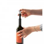 WINERY. Conjunto de saca-rolhas el&eacute;trico e acess&oacute;rios em ABS e TPE - Preto