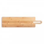 CARAWAY LONG. T&aacute;bua de servir aperitivos em bambu com pega - Natural
