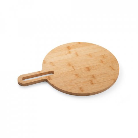 CARAWAY ROUND. T&aacute;bua de servir aperitivos em bambu com pega - Natural