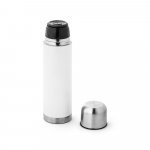 HENDERSON. Squeeze t&eacute;rmico em a&ccedil;o inox 500 mL - Branco