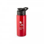 SHAWN. Squeeze esportiva em alum&iacute;nio 100% reciclado com parede simples (660 mL) - Vermelho