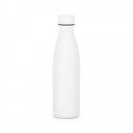 RE-BUFFON L. Garrafa em a&ccedil;o inox 90% reciclado de parede dupla t&eacute;rmica, isolada a v&aacute;cuo com acabamento mate (810 mL) - Branco