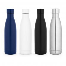 RE-BUFFON L. Garrafa em a&ccedil;o inox 90% reciclado de parede dupla t&eacute;rmica, isolada a v&aacute;cuo com acabamento mate (810 mL)