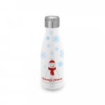 AMORTI S. Garrafa para sublima&ccedil;&atilde;o em a&ccedil;o inox com parede dupla, isolada a v&aacute;cuo (380 mL) - Branco