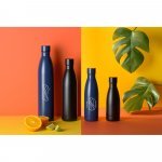 RE-BUFFON M. Garrafa t&eacute;rmica em a&ccedil;o inox 90% reciclado com parede dupla, isolada a v&aacute;cuo com acabamento em mate (520 mL)