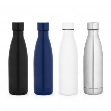 RE-BUFFON M. Garrafa t&eacute;rmica em a&ccedil;o inox 90% reciclado com parede dupla, isolada a v&aacute;cuo com acabamento em mate (520 mL)