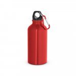 LANDSCAPE SHINNY. Garrafa esportiva em alum&iacute;nio com acabamento brilhante (400 mL) - Vermelho