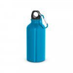 LANDSCAPE SHINNY. Garrafa esportiva em alum&iacute;nio com acabamento brilhante (400 mL) - Azul claro