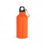 LANDSCAPE SHINNY. Garrafa esportiva em alum&iacute;nio com acabamento brilhante (400 mL) - Laranja