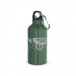 LANDSCAPE SHINNY. Garrafa esportiva em alum&iacute;nio com acabamento brilhante (400 mL) - Verde tropa