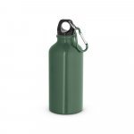 LANDSCAPE SHINNY. Garrafa esportiva em alum&iacute;nio com acabamento brilhante (400 mL) - Verde tropa