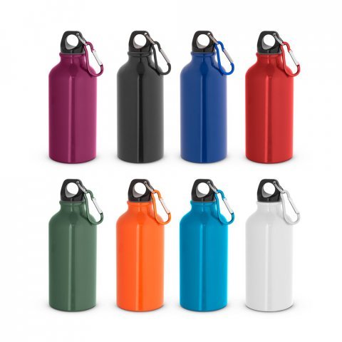 LANDSCAPE SHINNY. Garrafa esportiva em alum&iacute;nio com acabamento brilhante (400 mL)