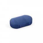 STILLER. Porta comprimidos com 3 divis&oacute;rias - Azul