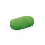 STILLER. Porta comprimidos com 3 divis&oacute;rias - Verde claro