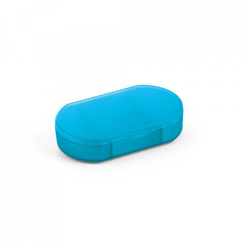 STILLER. Porta comprimidos com 3 divis&oacute;rias - Azul claro