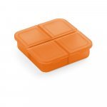 ROBERTS. Porta comprimidos com 4 divis&oacute;rias - Laranja