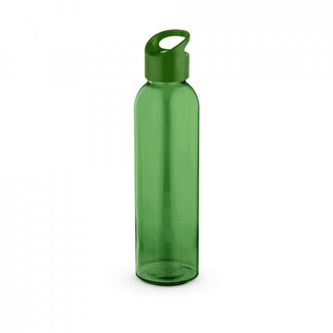 PORTIS GLASS. Garrafa em vidro com tampa em PP (500 mL) - Verde