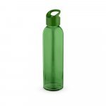 PORTIS GLASS. Garrafa em vidro com tampa em PP (500 mL) - Verde