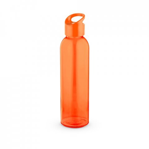 PORTIS GLASS. Garrafa em vidro com tampa em PP (500 mL) - Laranja