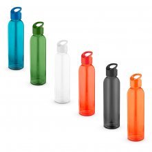 PORTIS GLASS. Garrafa em vidro com tampa em PP (500 mL)