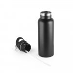 NORTON. Garrafa em a&ccedil;o inox de parede dupla t&eacute;rmica, isolada a v&aacute;cuo (570 mL) - Preto