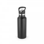 NORTON. Garrafa em a&ccedil;o inox de parede dupla t&eacute;rmica, isolada a v&aacute;cuo (570 mL) - Preto