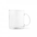 CARMO. Caneca em vidro para sublima&ccedil;&atilde;o (350 mL) - Transparente