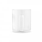 CARMO. Caneca em vidro para sublima&ccedil;&atilde;o (350 mL) - Transparente