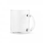 CARMO. Caneca em vidro para sublima&ccedil;&atilde;o (350 mL) - Transparente