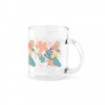 CARMO. Caneca em vidro para sublima&ccedil;&atilde;o (350 mL) - Transparente