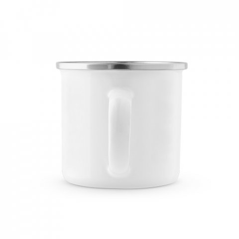 GOTZE SUB. Caneca em esmalte&nbsp;para sublima&ccedil;&atilde;o (350 mL) - Branco