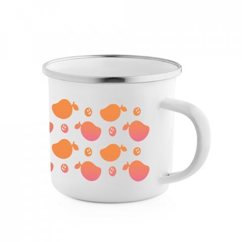GOTZE SUB. Caneca em esmalte&nbsp;para sublima&ccedil;&atilde;o (350 mL) - Branco