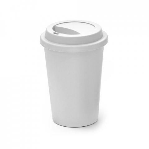 TONALI 450. Copo reutiliz&aacute;vel em PP (450 mL) - Branco