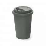 TONALI 450. Copo reutiliz&aacute;vel em PP (450 mL) - Cinza escuro