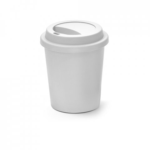 TONALI 350. Copo de viagem em PP (350 mL) - Branco