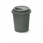 TONALI 350. Copo de viagem em PP (350 mL) - Cinza escuro