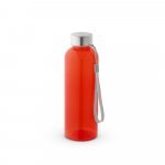 ENDERS. Squeeze em PET 100% reciclado com pega em corda (580 mL) - Vermelho