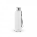 ENDERS. Squeeze em PET 100% reciclado com pega em corda (580 mL) - Transparente