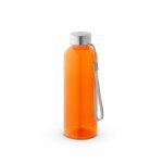 ENDERS. Squeeze em PET 100% reciclado com pega em corda (580 mL) - Laranja