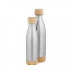 BROMELL 800. Garrafa em a&ccedil;o inox 90% reciclado de parede dupla t&eacute;rmica, isolada a v&aacute;cuo (800 mL)